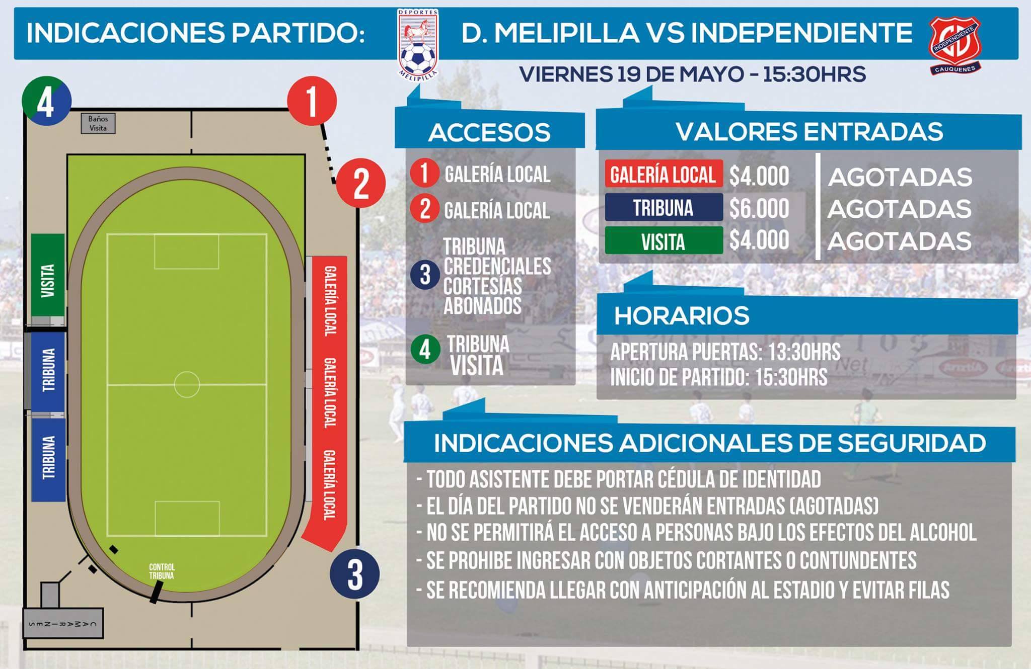 Entregan indicaciones a asistentes al partido de los Potros