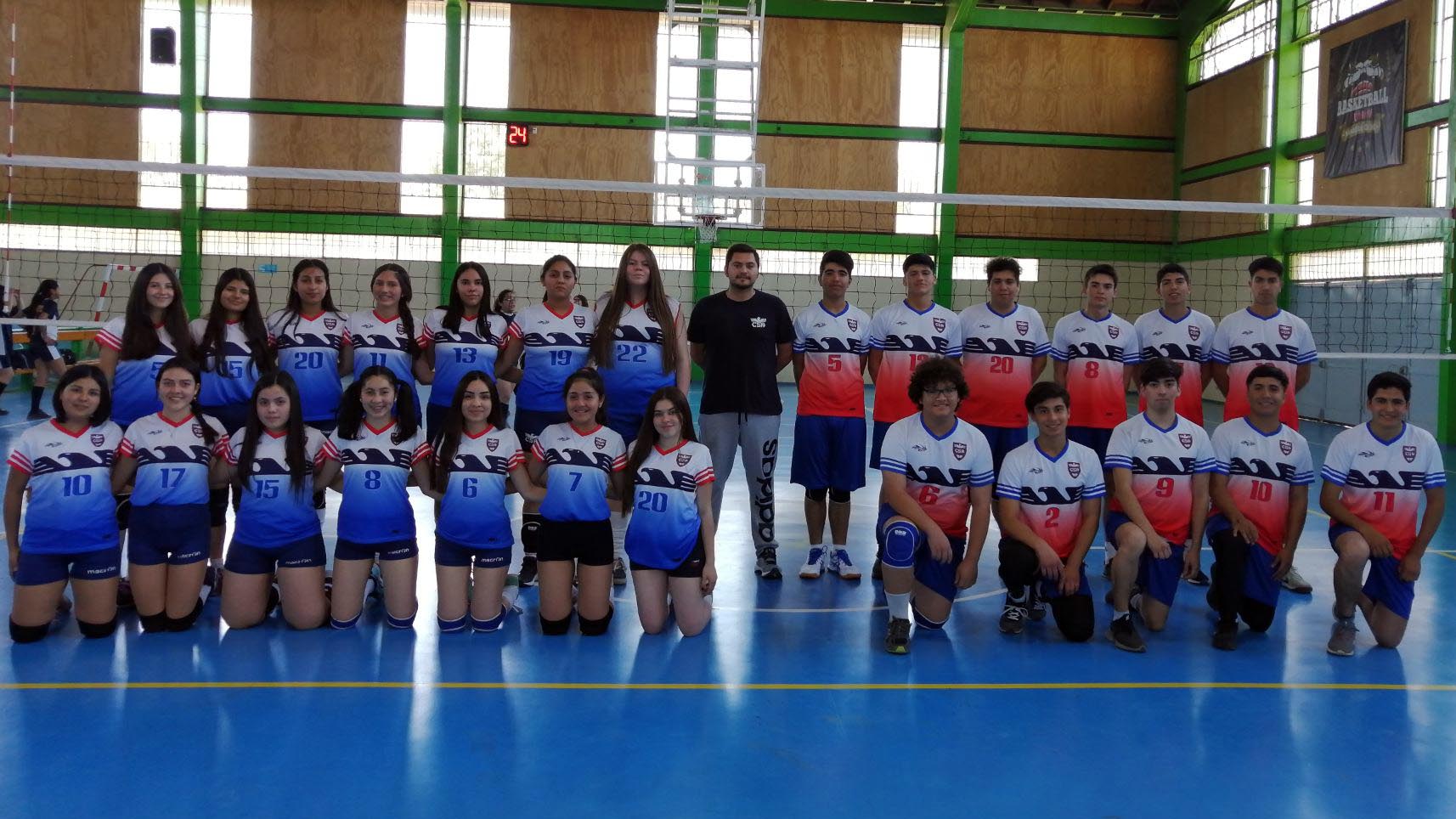 Colegio San Agustín doble finalista en el voleibol