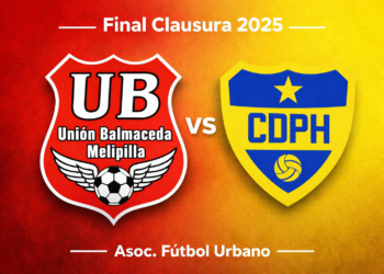 Programación Final Clausura ’25 Asociación Fútbol Urbano Melipilla
