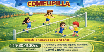 ¡Verano entretenido! Todos los niños invitados a participar de escuela de voleibol gratuita en la Villa Galilea